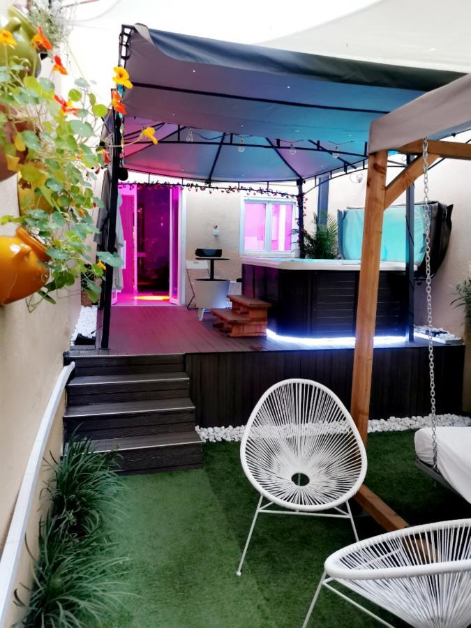 Lyon Superbe Jacuzzi Vue Sur Jardin Lägenhet Villeurbanne Exteriör bild